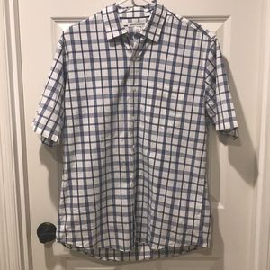 Amazon Essentials Plaid Button T-shirt
